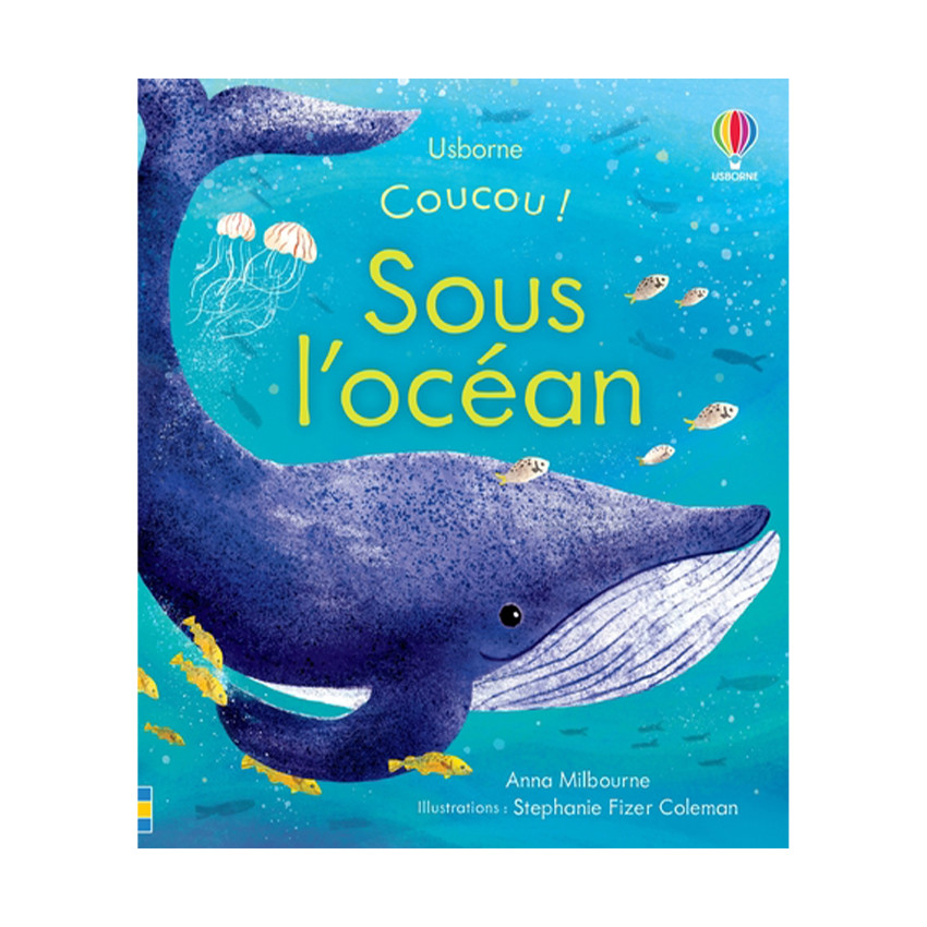 Livre à trous et rabats "Coucou ! Sous l'océan" 