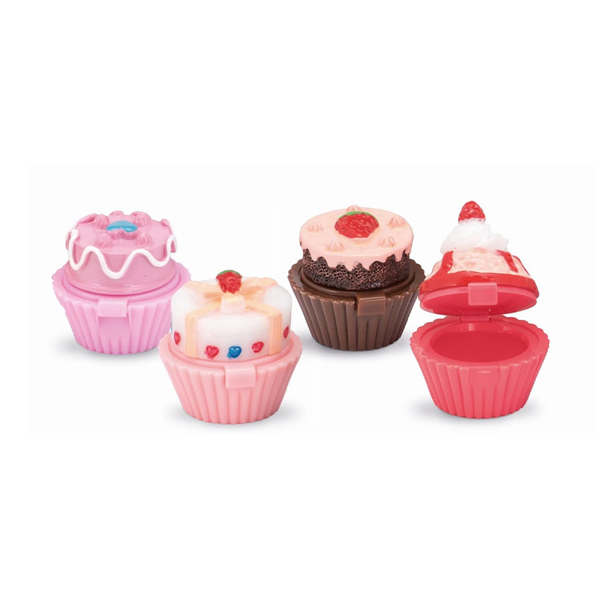 Baume à lèvres parfumé Cupcake (modèle aléatoire) 