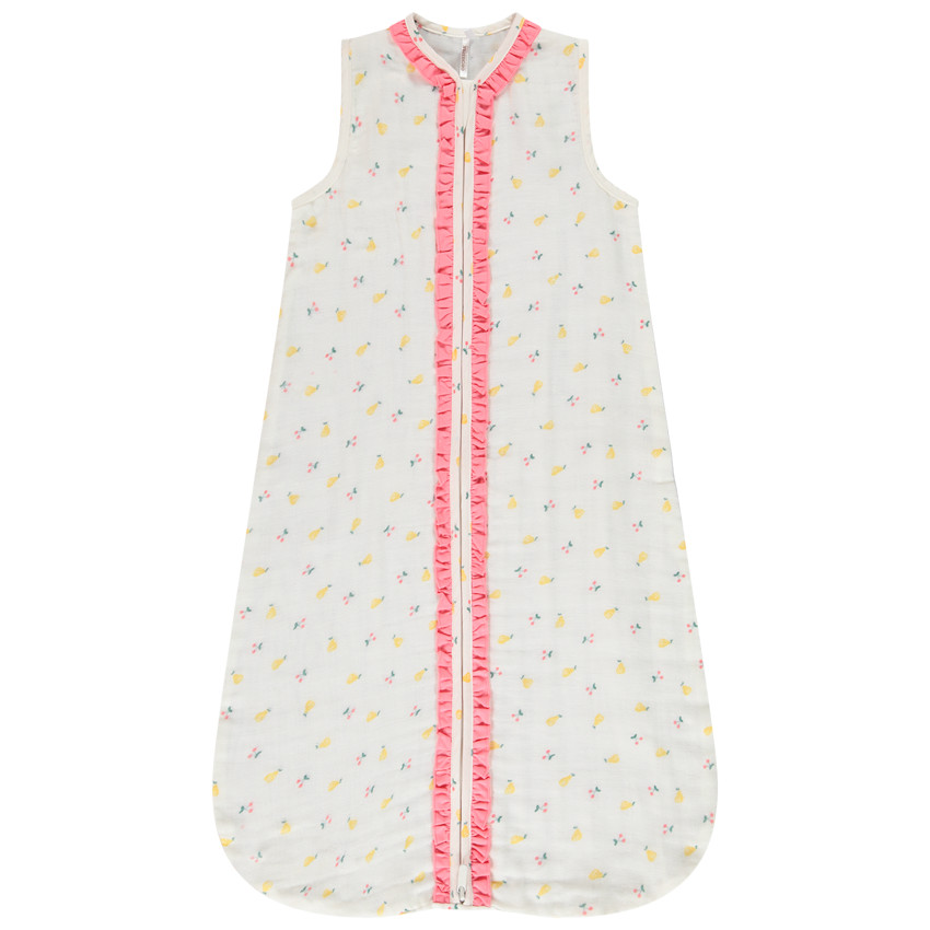 Gigoteuse sans manches imprimé fruits pour bébé fille