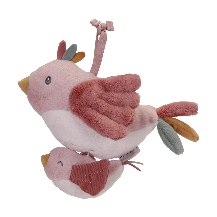 Peluche musicale oiseaux Flowers & Butterflies 