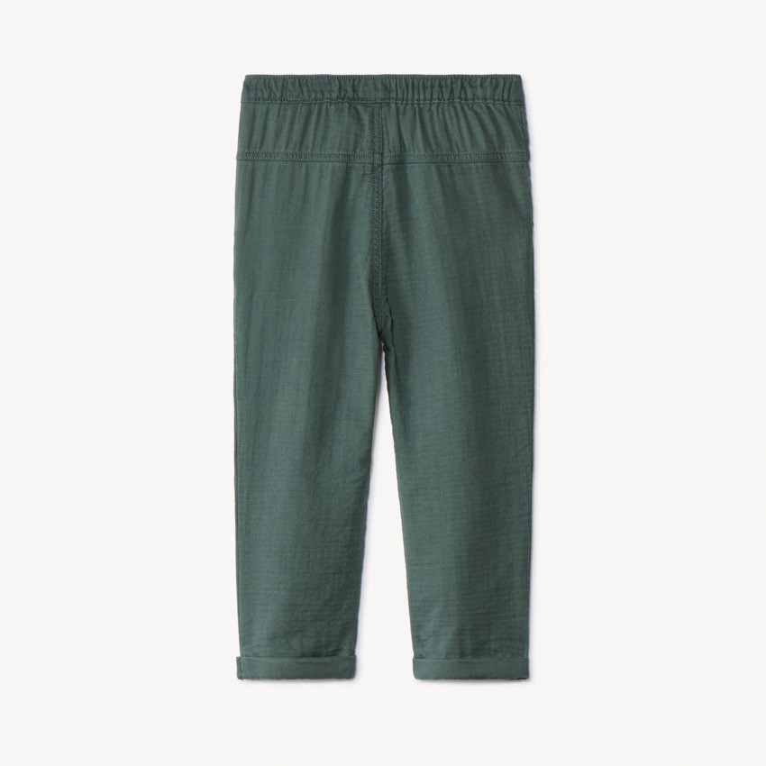 Pantalon uni en toile pour bébé garçon 