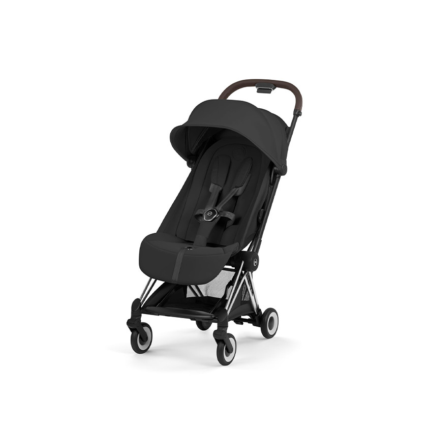 Poussette ultra-compacte Coya Style 2026 - chrome/sepia black