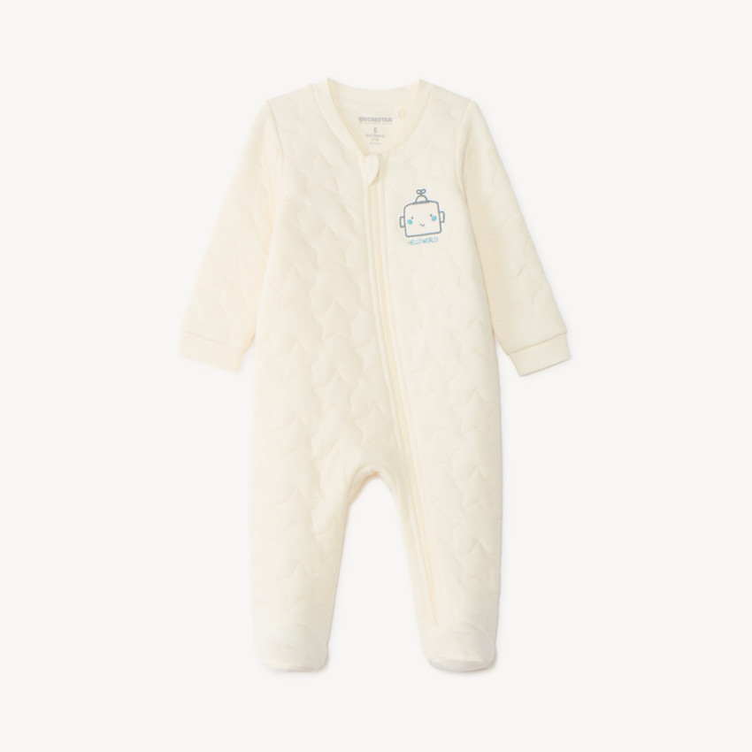 Dors-bien zippé bébé garçon matelassé motifs étoiles