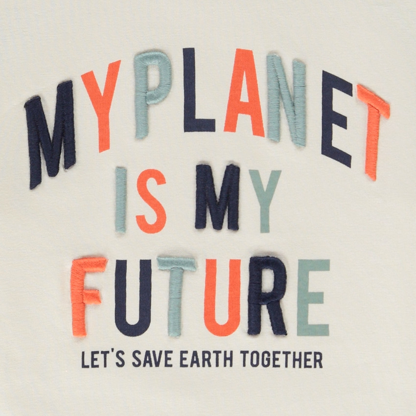 T-shirt manches longues en jersey print fantaisie pour enfant 