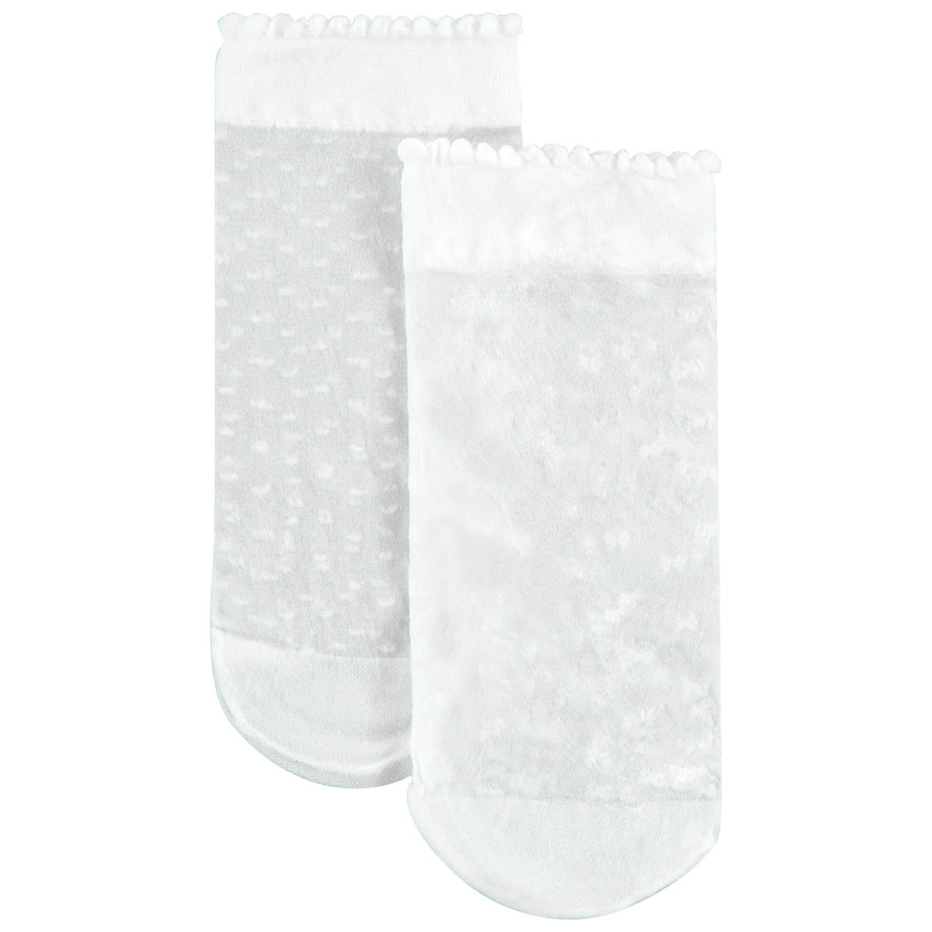 Lot de 2 paires de chaussettes courtes pour fille 