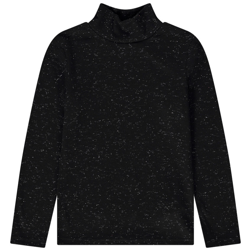 Sous-pull col cheminée en jersey pour fille 