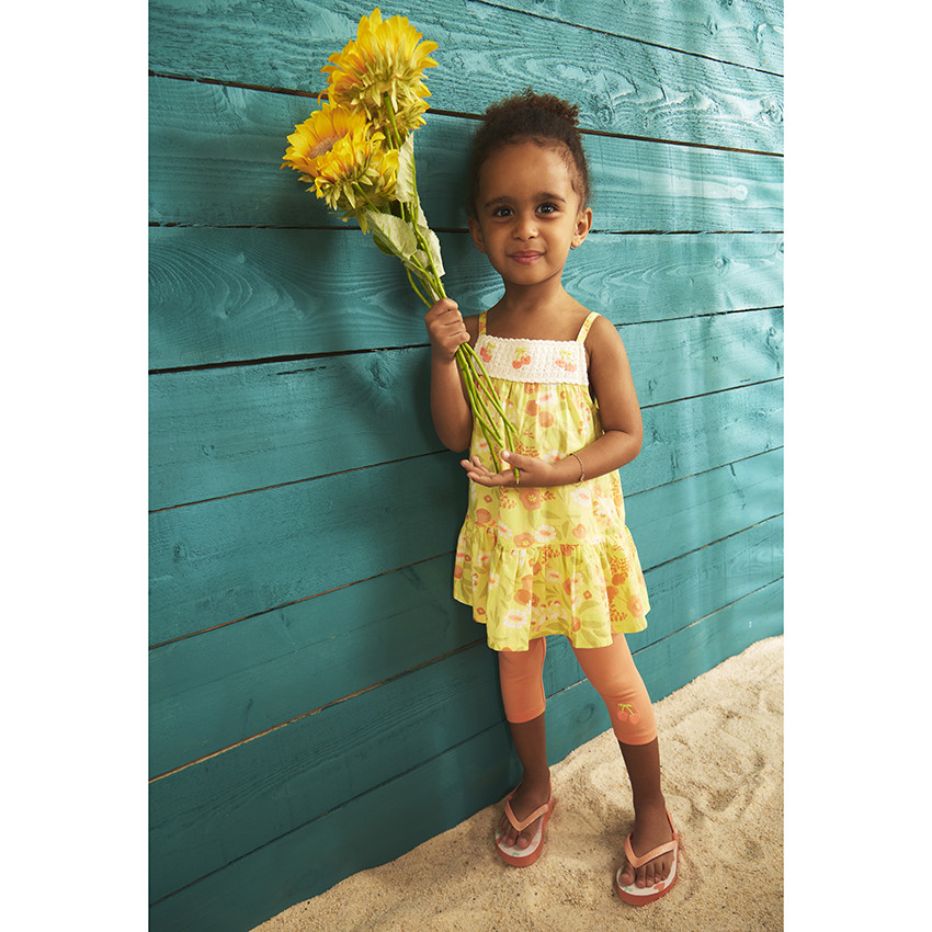 Ensemble 2 pièces imprimé fantaisie pour bébé fille 