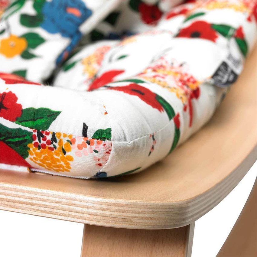 Transat Levo en bois de Hêtre – Assise Hibiscus 