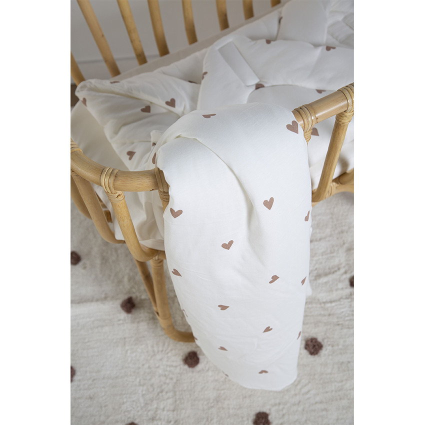 Couverture 80 x 100 cm - Coeurs 