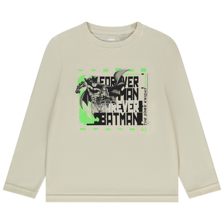 T-shirt manches longues print Batman Warner pour garçon