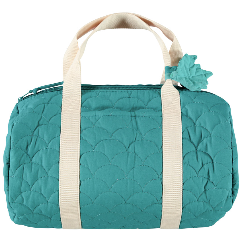 Sac week-end en coton forme polochon 