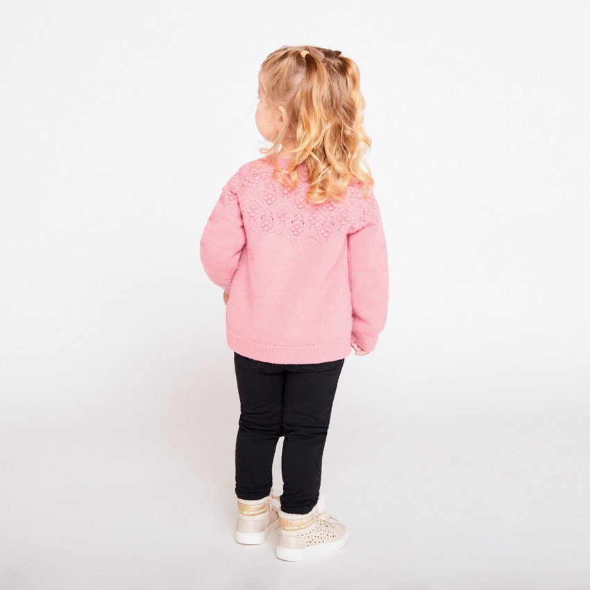 Gilet oversize en tricot fantaisie pour bébé fille 