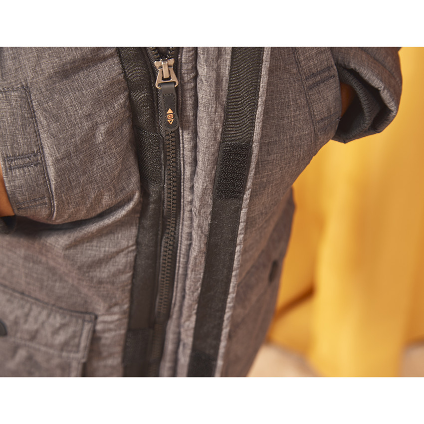 Parka grand froid déperlante à capuche en polyamide pour garçon 