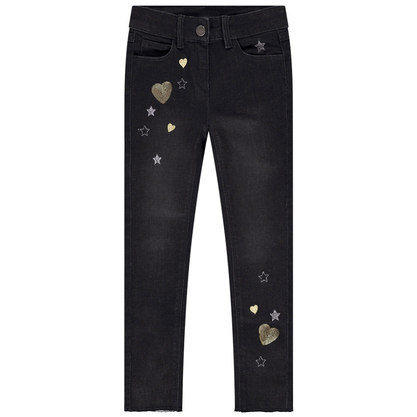 Tablier Enfant La Cordeline - Bleu Jean 100% Coton 3 Poches
