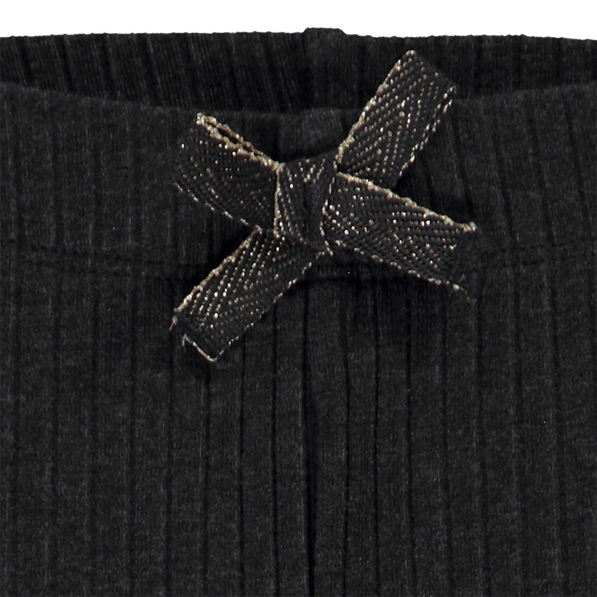Legging côtelé à nœud pour fille 