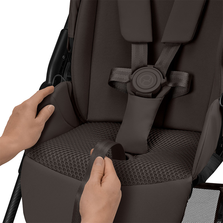 Poussette citadine ultralégère Melio carbon - Chocolate Brown 