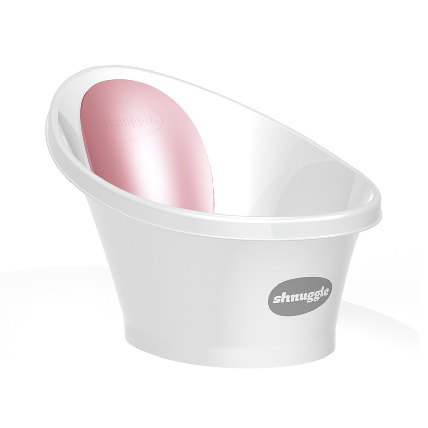 Baignoire ergonomique - Blanc/Rose 