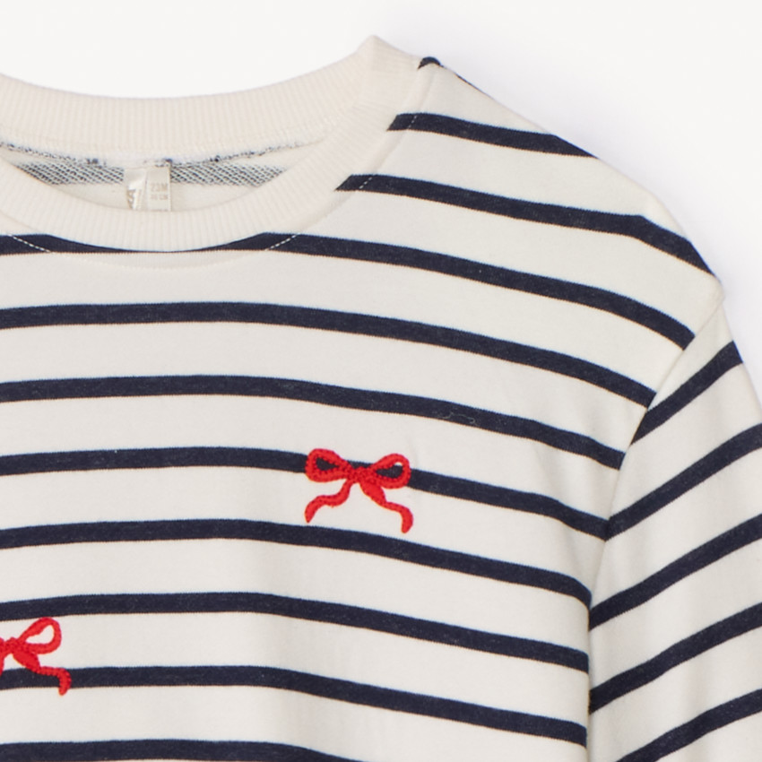 Ensemble jogging esprit marin pour bébé fille 