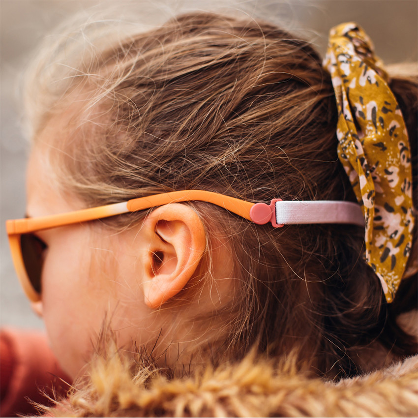 Lunettes de soleil avec cordon 4-6 ans Sunrise fuschia 