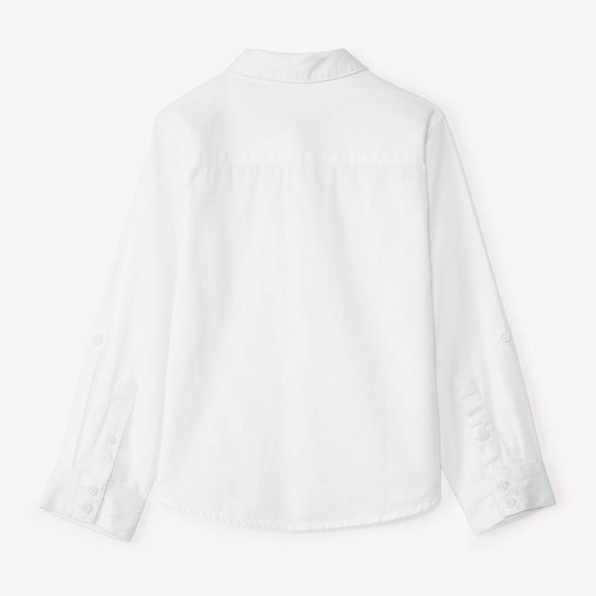 Chemise manches longues uni et cravate pour garçon  