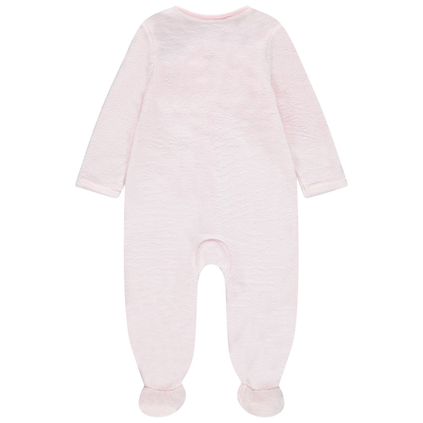 Surpyjama en sherpa zippé avec coeur patché 