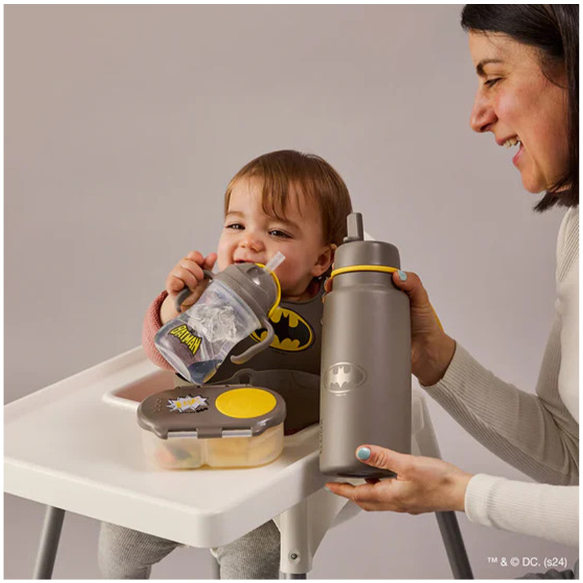 Tasse anti-fuites avec anse et paille  Batman 