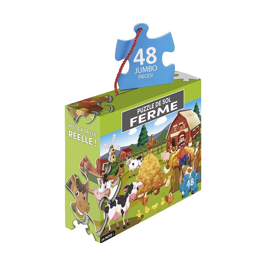 Puzzle de sol XL 48 pièces (modèle aléatoire) 