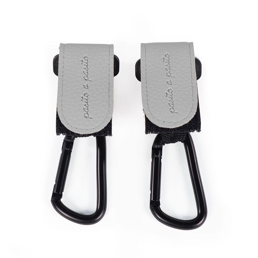 Lot de 2 crochets Icon pour poussette Smoke 