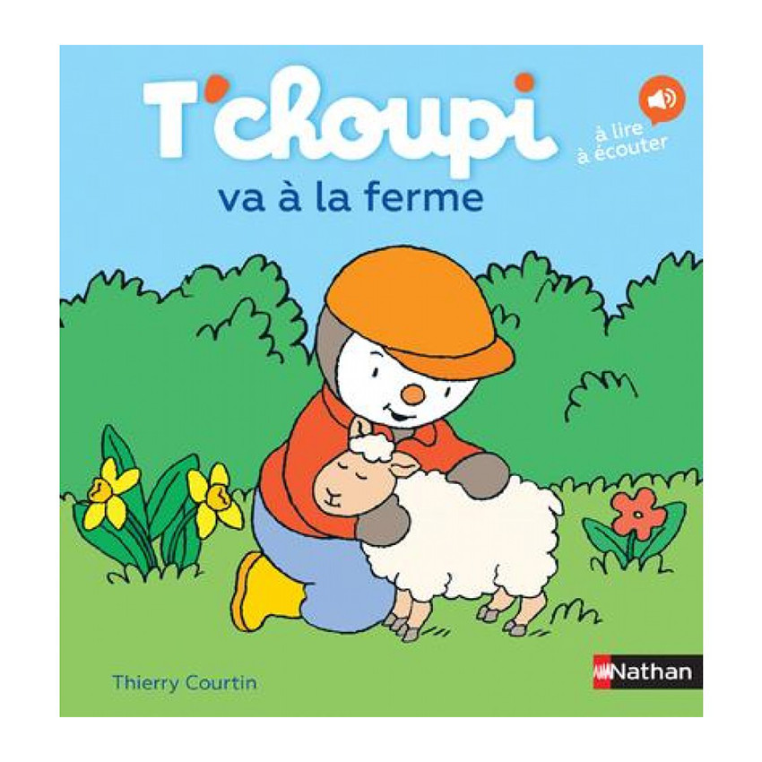 Livre T'Choupi va à la ferme 