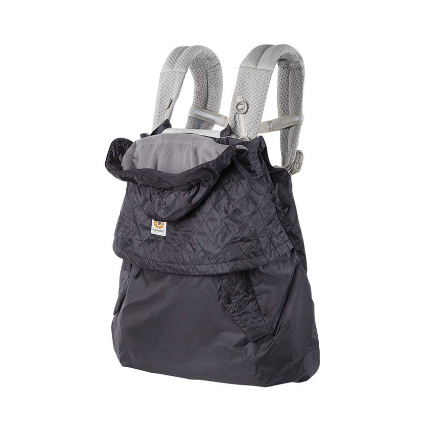 Housse polaire Cocon d'Hiver pour porte-bébé charbon