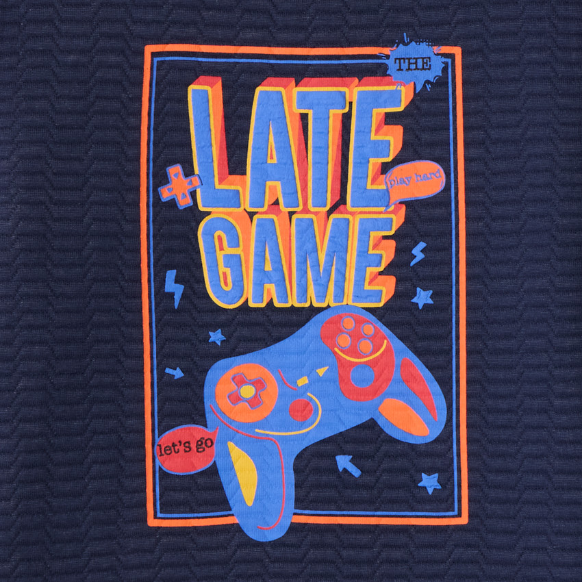 Sweat en molleton texturé fantaisie pour garçon  