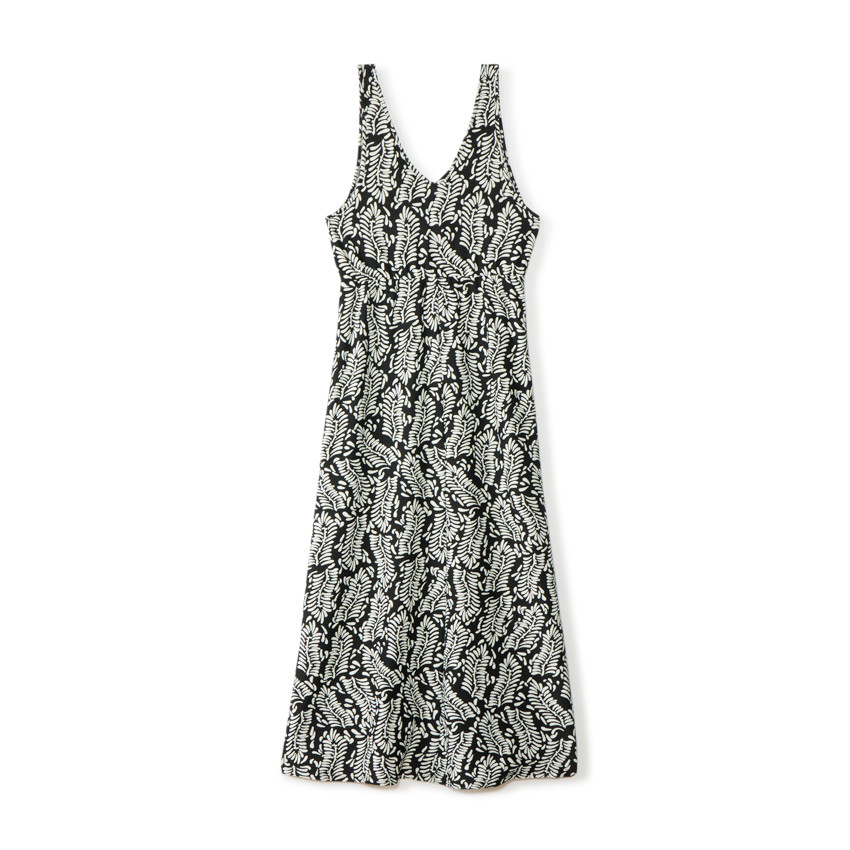 Robe longue à bretelles imprimé fantaisie pour femme enceinte 