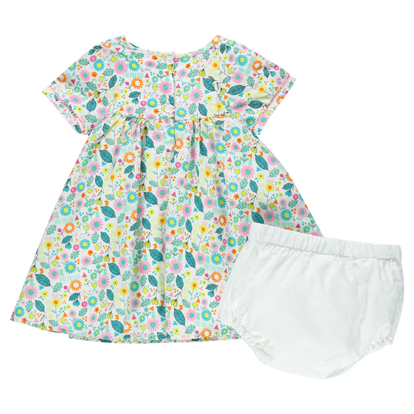 Ensemble robe fleurie et bloomer 