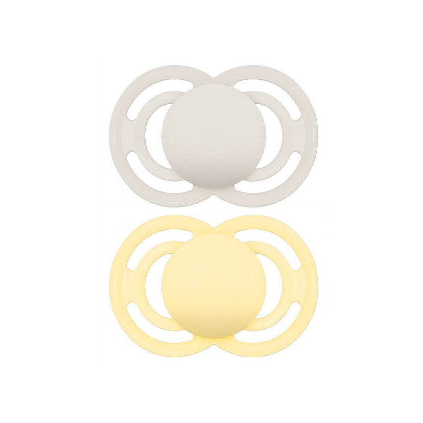 Lot de 2 sucettes silicone Perfect 18M+ tendance (modèle aléatoire) 