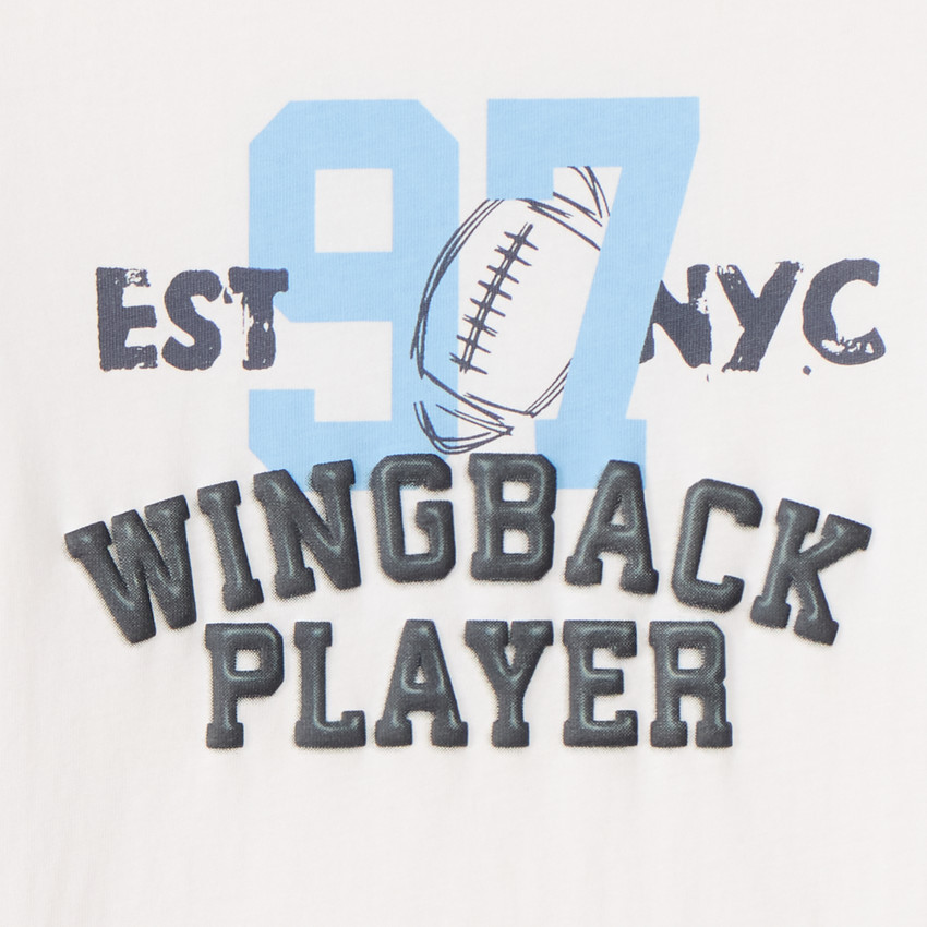 T-shirt manches courtes style football américain pour garçon 