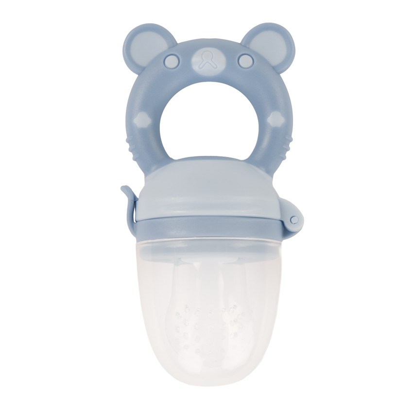 Grignoteur en silicone Miamix - Bleu