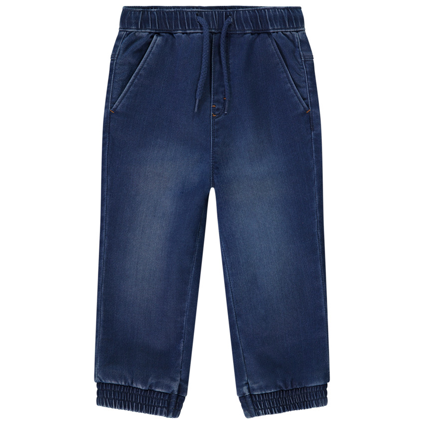 Jean jogger uni pour bébé garçon 