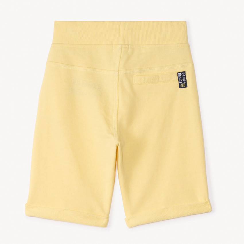 Bermuda en maille uni pour garçon 