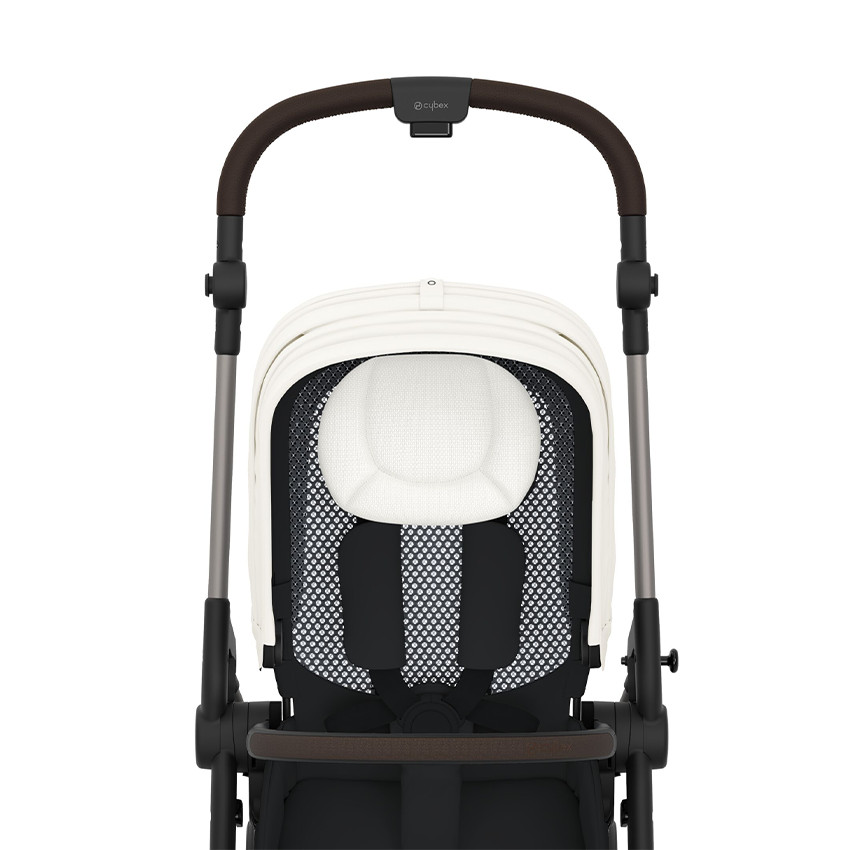 Poussette compacte légère Melio 4 taupe/canvas white 