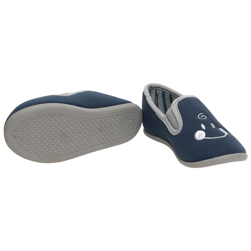 Chaussons bas motif brodé SmileyWorld pour bébé garçon 