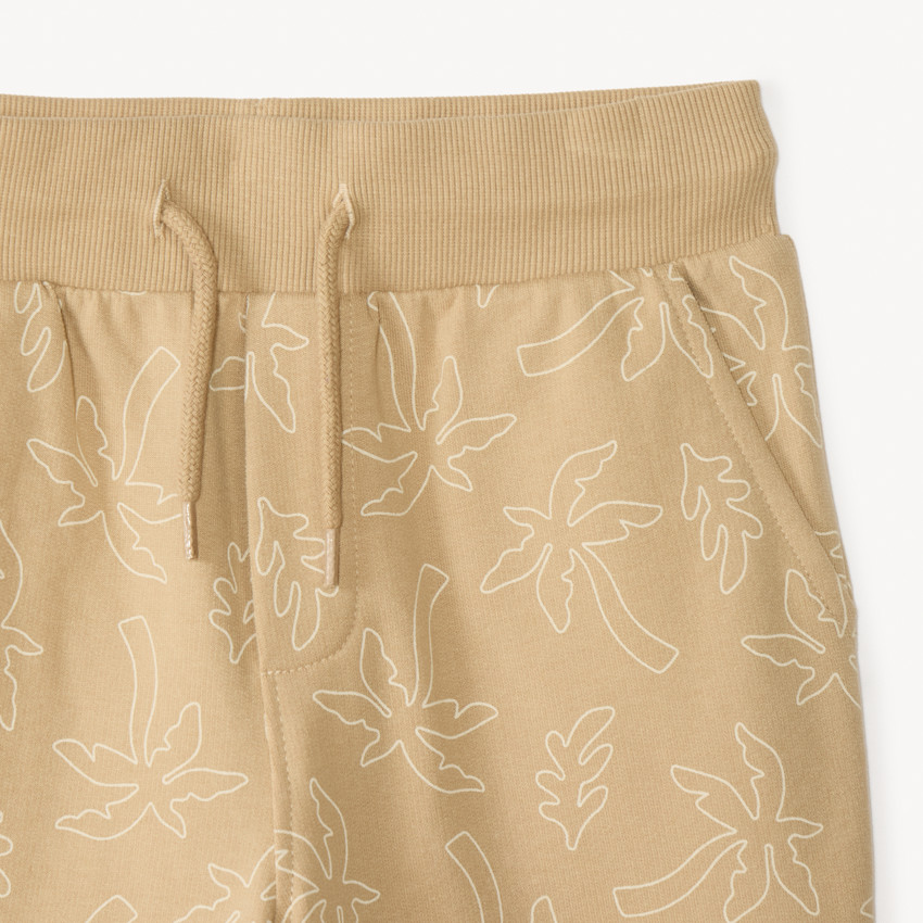 Ensemble court sweat + bermuda imprimé fantaisie pour garçon  