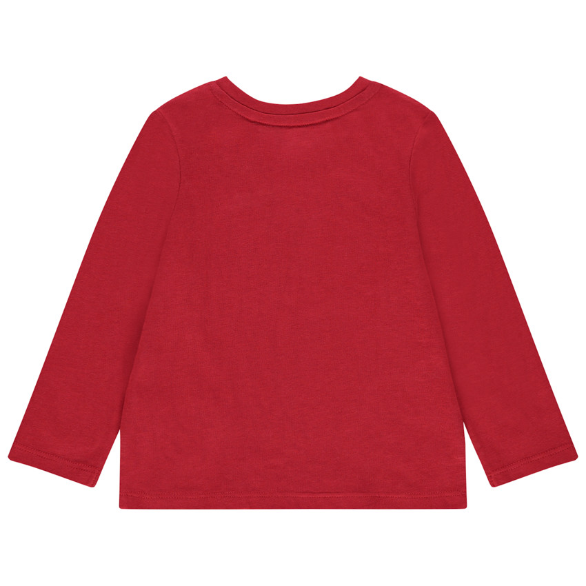 T-shirt manches longues à logo Batman brodé 