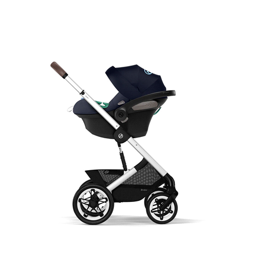 Poussette Talos S Lux Châssis Silver - Ocean Blue 