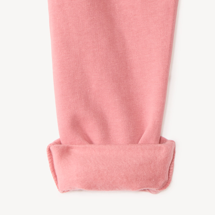 Pantalon de jogging fille en molleton uni 