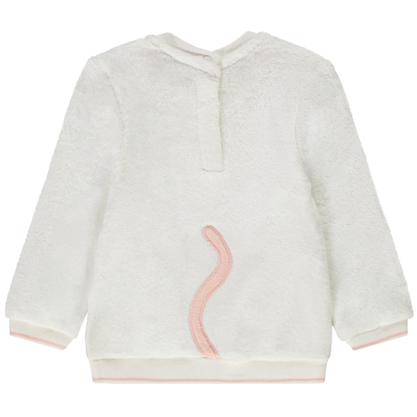 Sweat fantaisie en sherpa pour bébé fille 