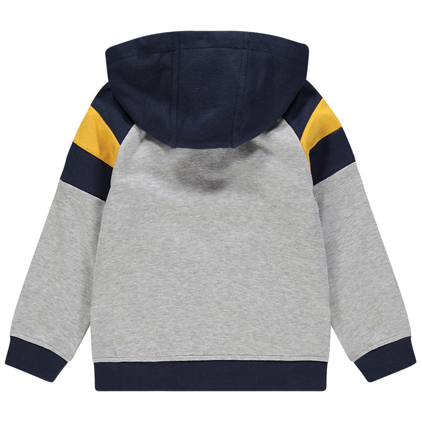 Gilet en molleton à bandes contrastées pour enfant garçon 