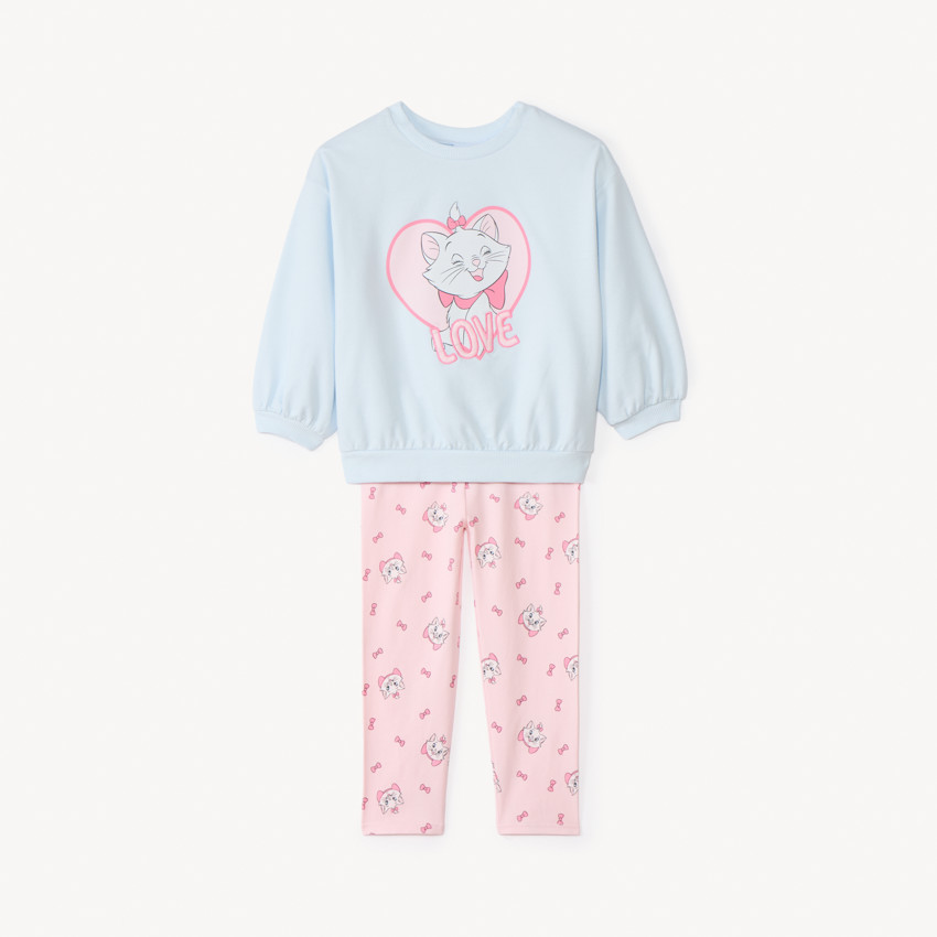 Ensemble jogging Marie des Aristochats Disney pour bébé fille