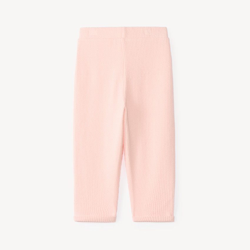 Pantalon de jogging bébé fille en tricot fantaisie 
