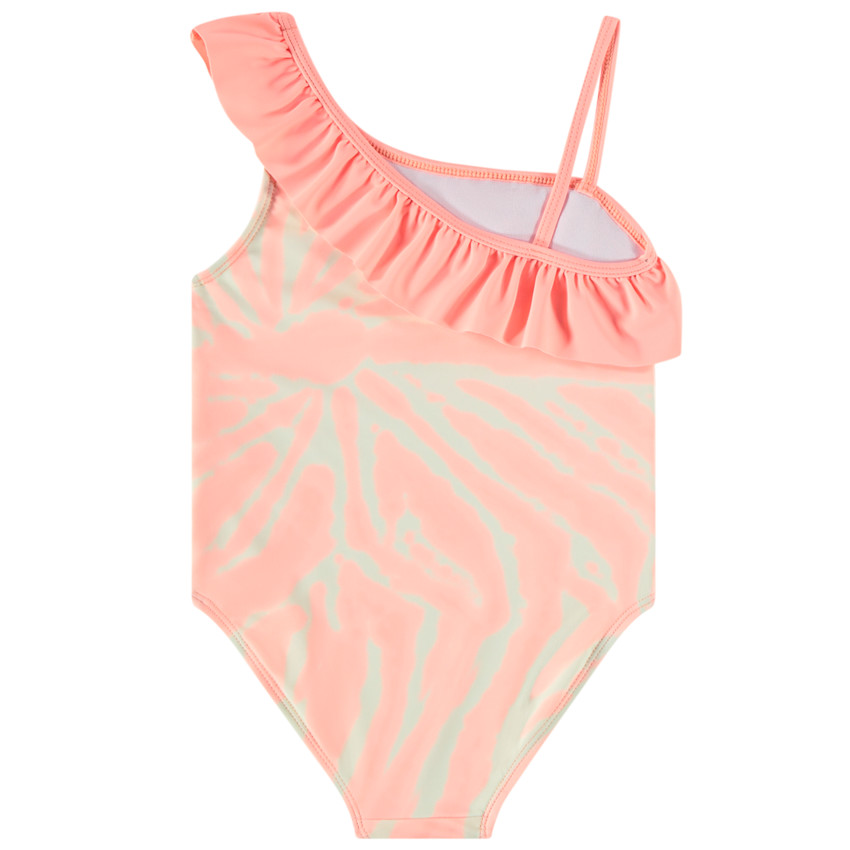 Maillot de bain 1 pièce asymétrique effet tie & dye pour bébé fille 