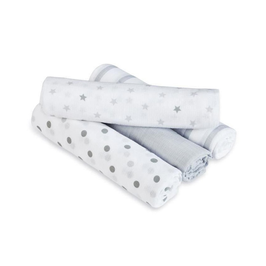 Lot de 4 maxi-langes aden by aden+anais® - Dove 